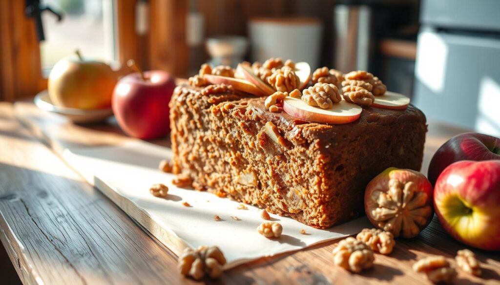 Glutenfreier Apfel-Walnuss-Kuchen