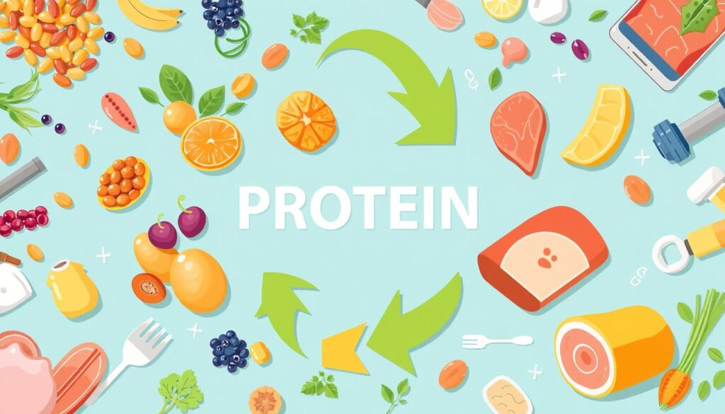 Proteinzufuhr und Protein-Recycling