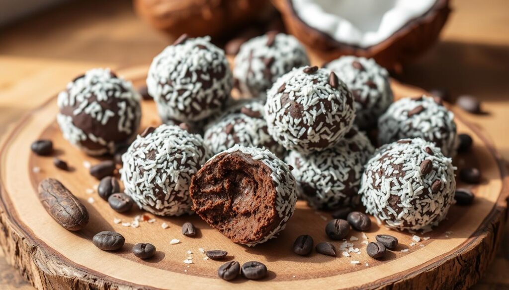 glutenfreie schoko-kokos-energiebällchen